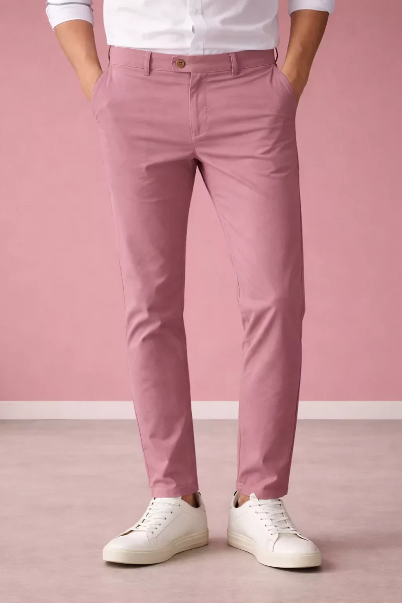 Pantalon Sport Chino Hamilton-2 Rose Clair