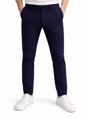 Pantalon Ville Twill Techno Jog Bleu Fonce