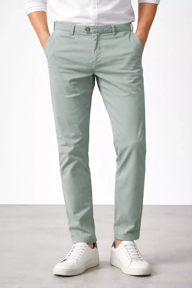 Pantalon Sport Chino Hamilton-2 Vert Moyen