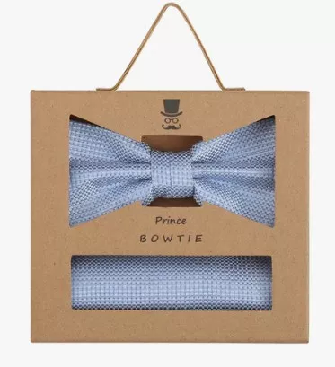 Accessoire NŒud Coffret Duo Noeud Faux Uni Bleu Clair – Image 2