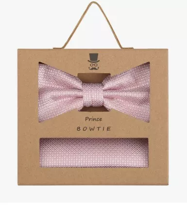 Accessoire NŒud Coffret Duo Noeud Faux Uni Rose Clair