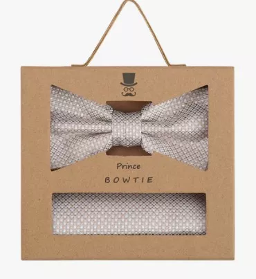 Accessoire NŒud Coffret Duo Noeud Faux Uni Beige Clair – Image 2