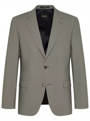 Veste Ville Toile Unie Vert Moyen