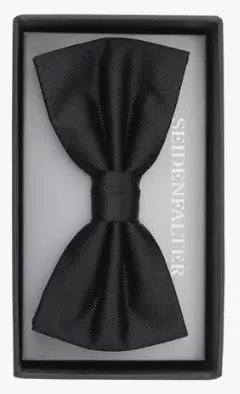 Accessoire NŒud Nos Soie Ottoman Noir Fonce