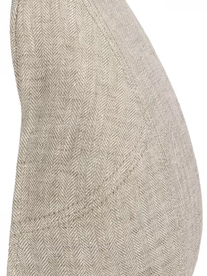 Accessoire Casquette Chevron Lin Beige Clair