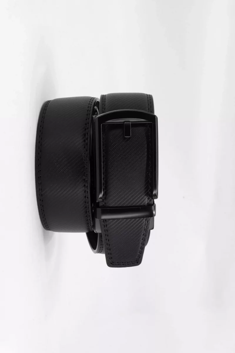 Accessoire Ceinture Ardillon Sangle Effet Noir Fonce