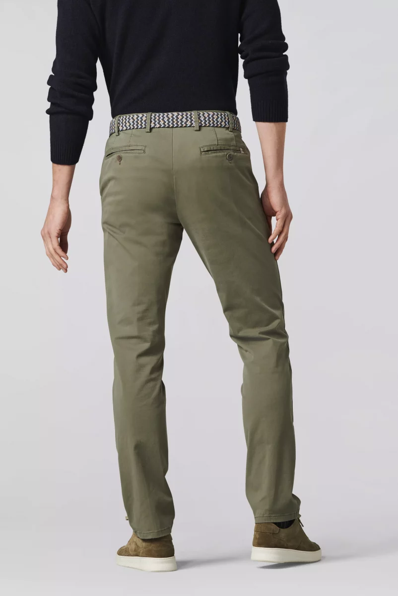 Pantalon Sport Gabardin Stretch Grand Teint Vert Moyen – Image 2