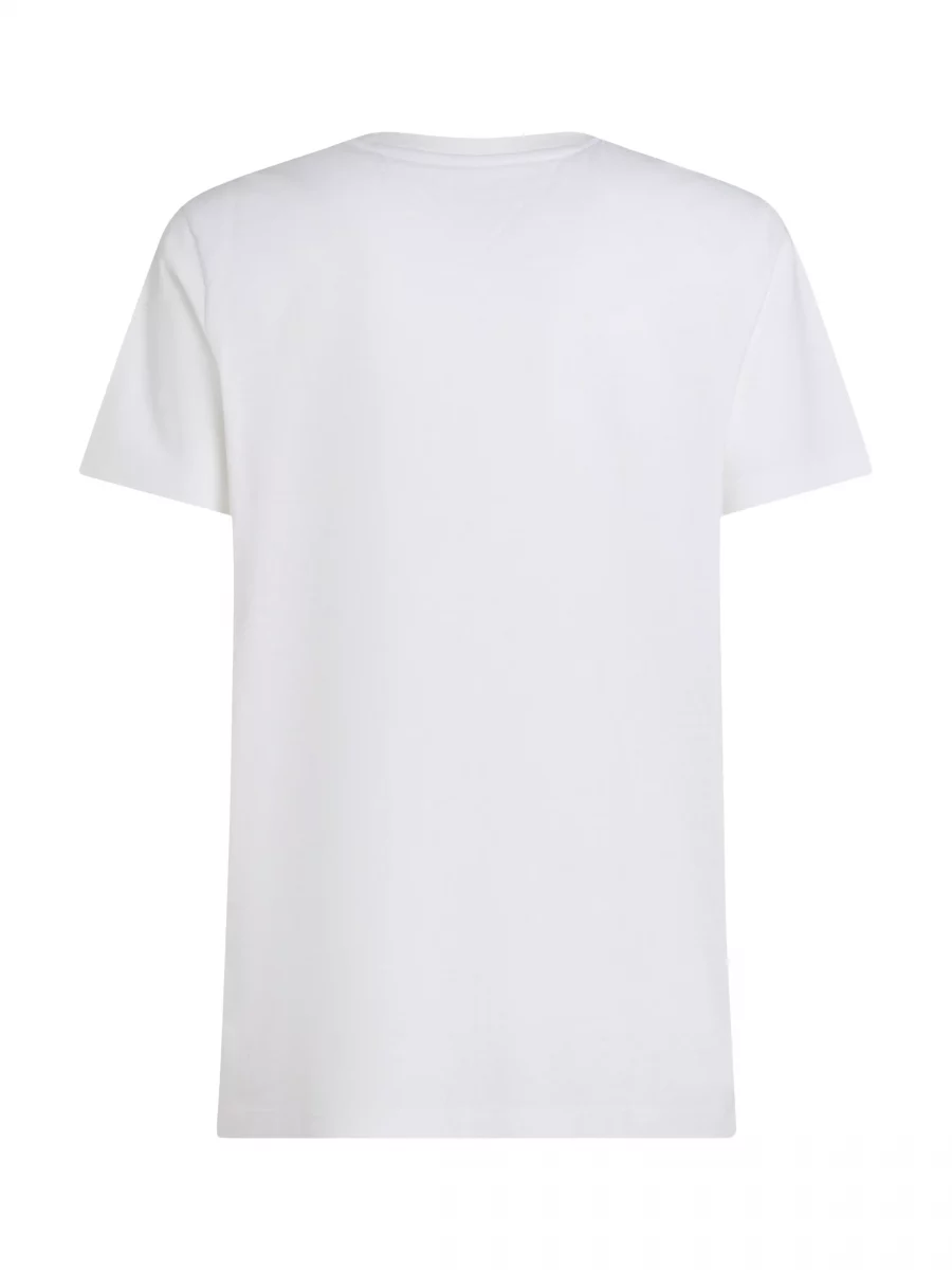T-shirt Manches Courtes Nos Uni Col Rond Blanc – Image 2