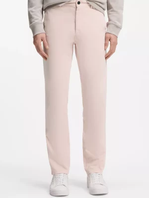 Pantalon Sport Satin Stretch Uni Rose Clair