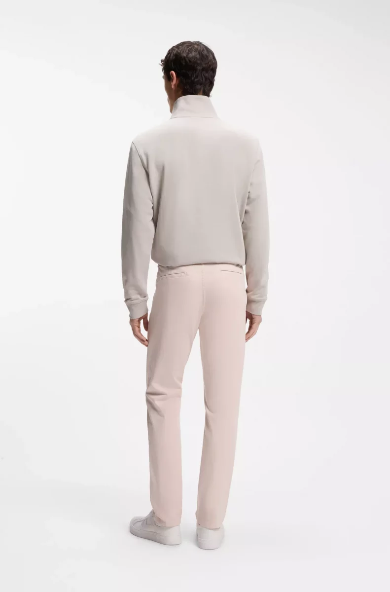 Pantalon Sport Satin Stretch Uni Rose Clair – Image 2