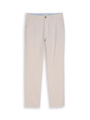 Pantalon Sport Lin Coton Beige Clair