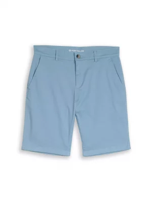 Pantalon Bermuda  Gabardine Stretch Bleu Clair