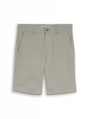 Pantalon Bermuda  Gabardine Stretch Kaki Clair