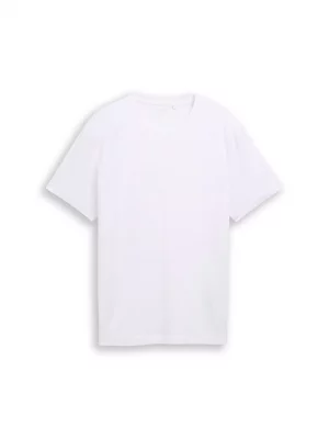 T-shirt Manches Courtes Uni Coton Blanc