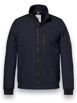 Grosse Piece Blouson Softshell Bleu Fonce