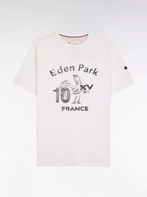 T-shirt Manches Courtes Ffr Print Coq Blanc