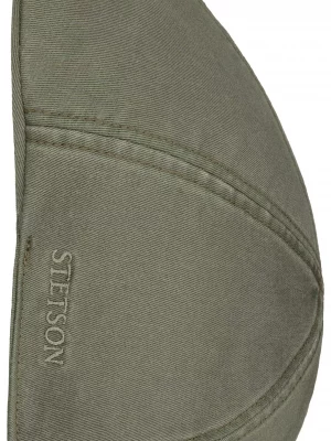 Accessoire Casquette Plate Coton Uni Vert Moyen