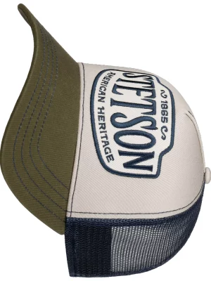 Accessoire Casquette Us Trucker Tricolore Kaki Fonce