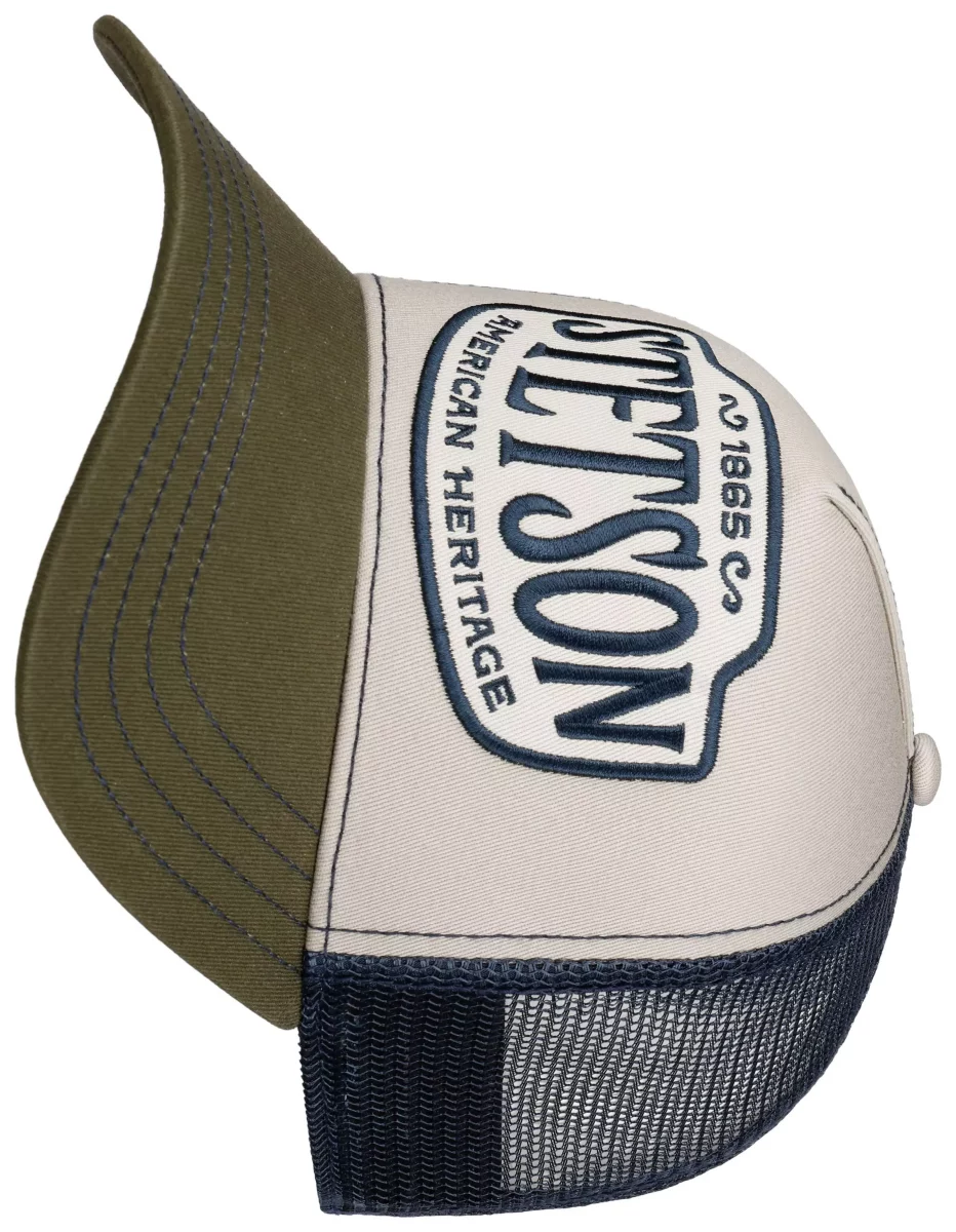 Accessoire Casquette Us Trucker Tricolore Kaki Fonce