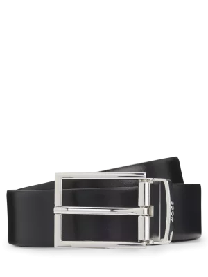 Accessoire Ceinture Reversible Ardillon Noir Fonce