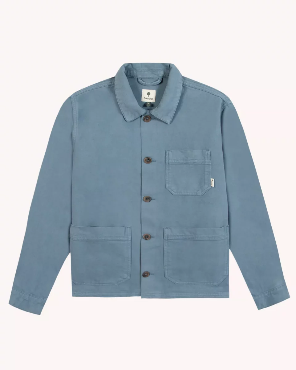 Veste Ville Veste Peintre Coton 3pp Bleu Moyen