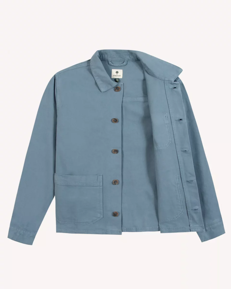 Veste Ville Veste Peintre Coton 3pp Bleu Moyen – Image 2