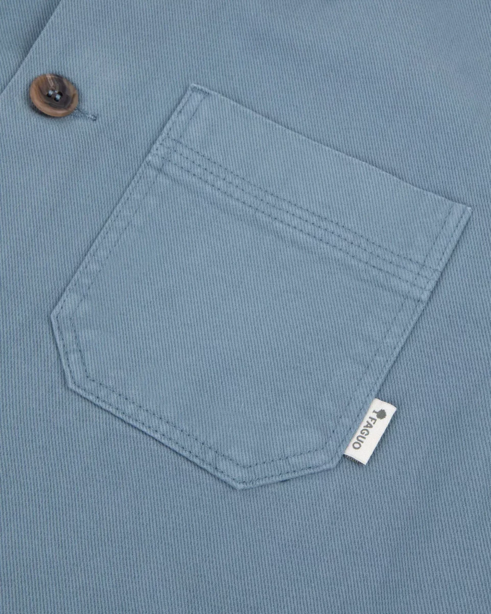 Veste Ville Veste Peintre Coton 3pp Bleu Moyen – Image 3