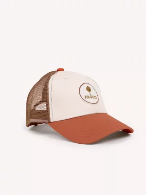 Accessoire Casquette Trucker Orange Moyen