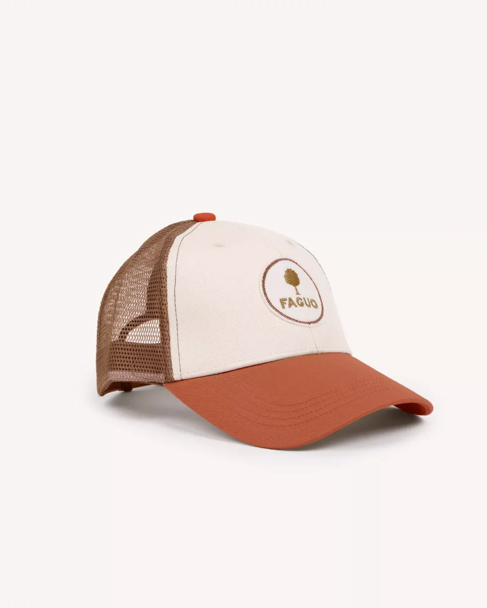 Accessoire Casquette Trucker Orange Moyen