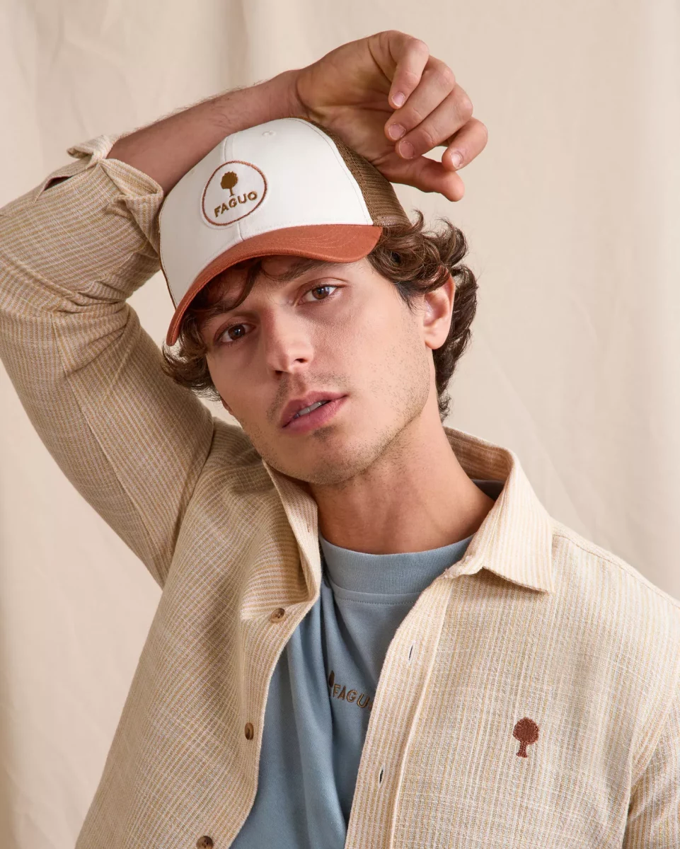 Accessoire Casquette Trucker Orange Moyen – Image 4