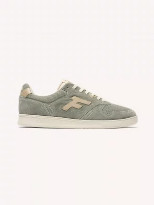 Accessoire Chaussures Sneaker Mesh Suede Kaki Moyen