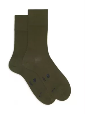 Accessoire Chaussettes Light Ecosse Kaki Moyen