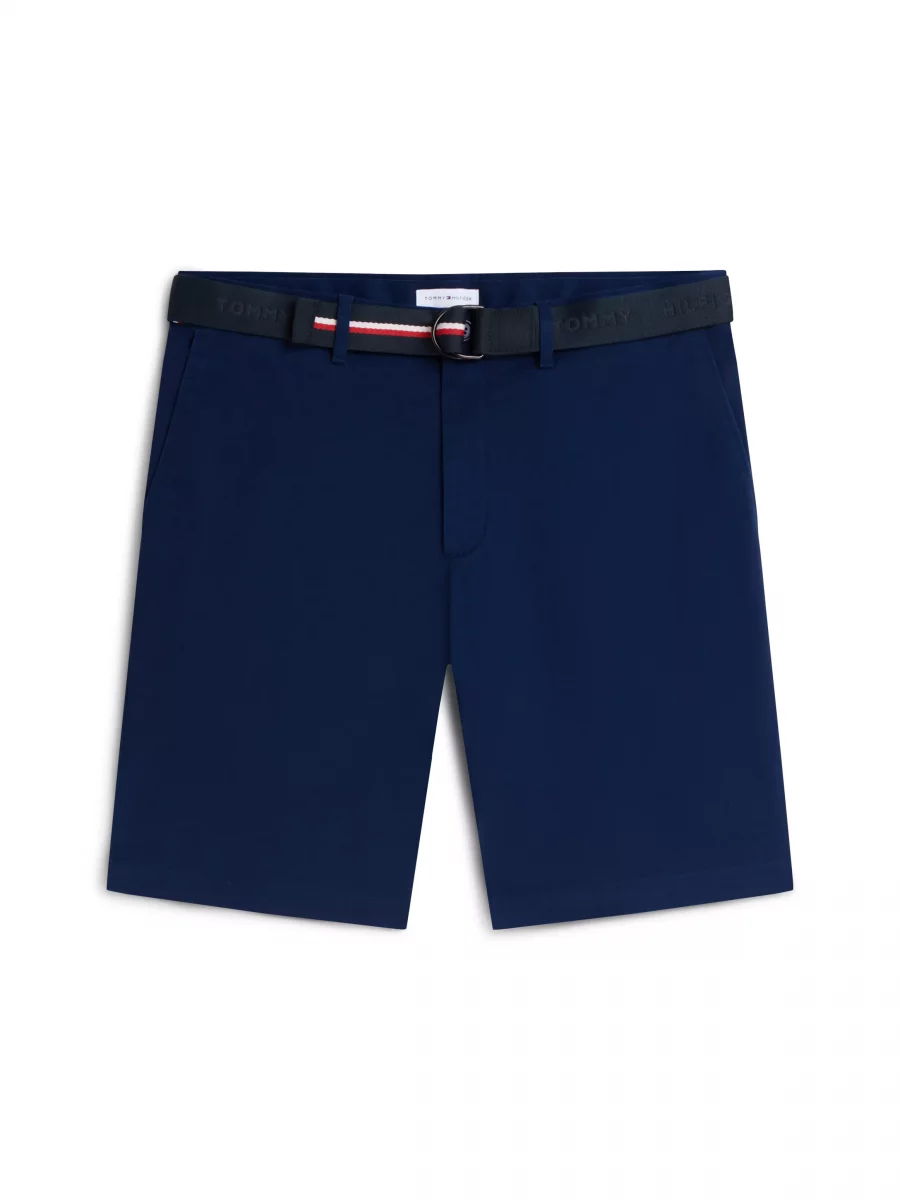Pantalon Bermuda Chino Short Ceinture Bleu Fonce – Image 5