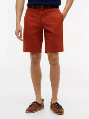 Pantalon Bermuda  Chino Short Ceinture Orange Moyen
