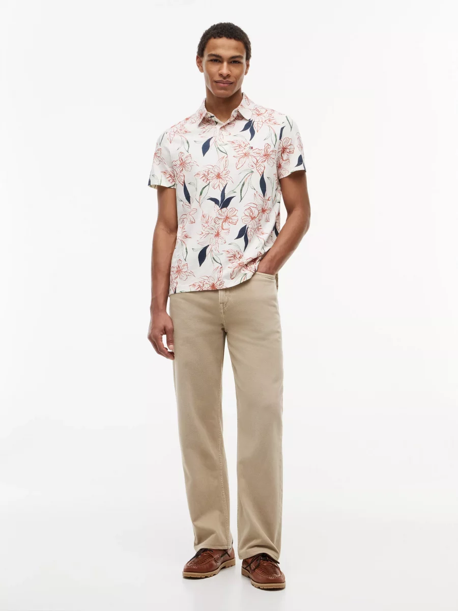 Polo Manches Courtes Allover Fleurs Divers – Image 4