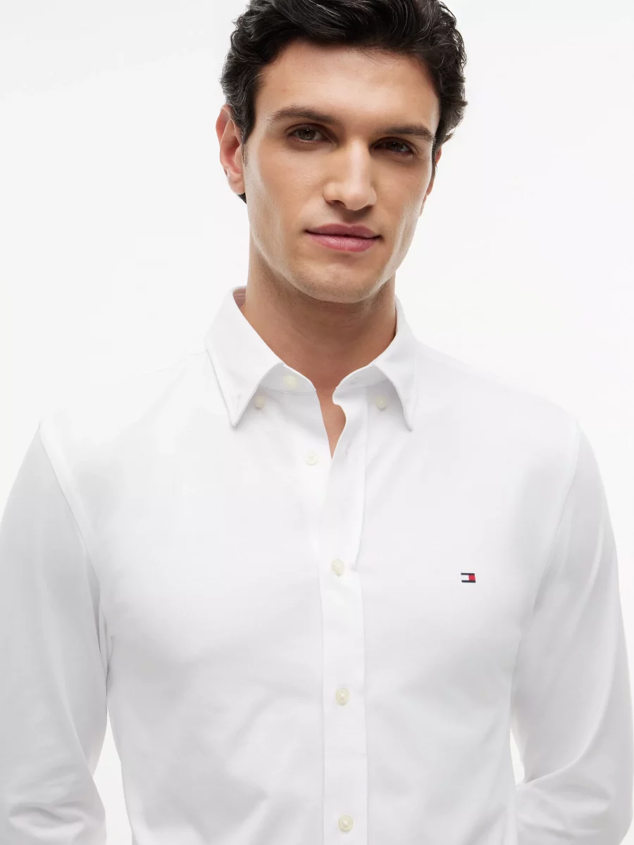 Chemise Manches Longues Sport Performance Interlock Blanc – Image 2