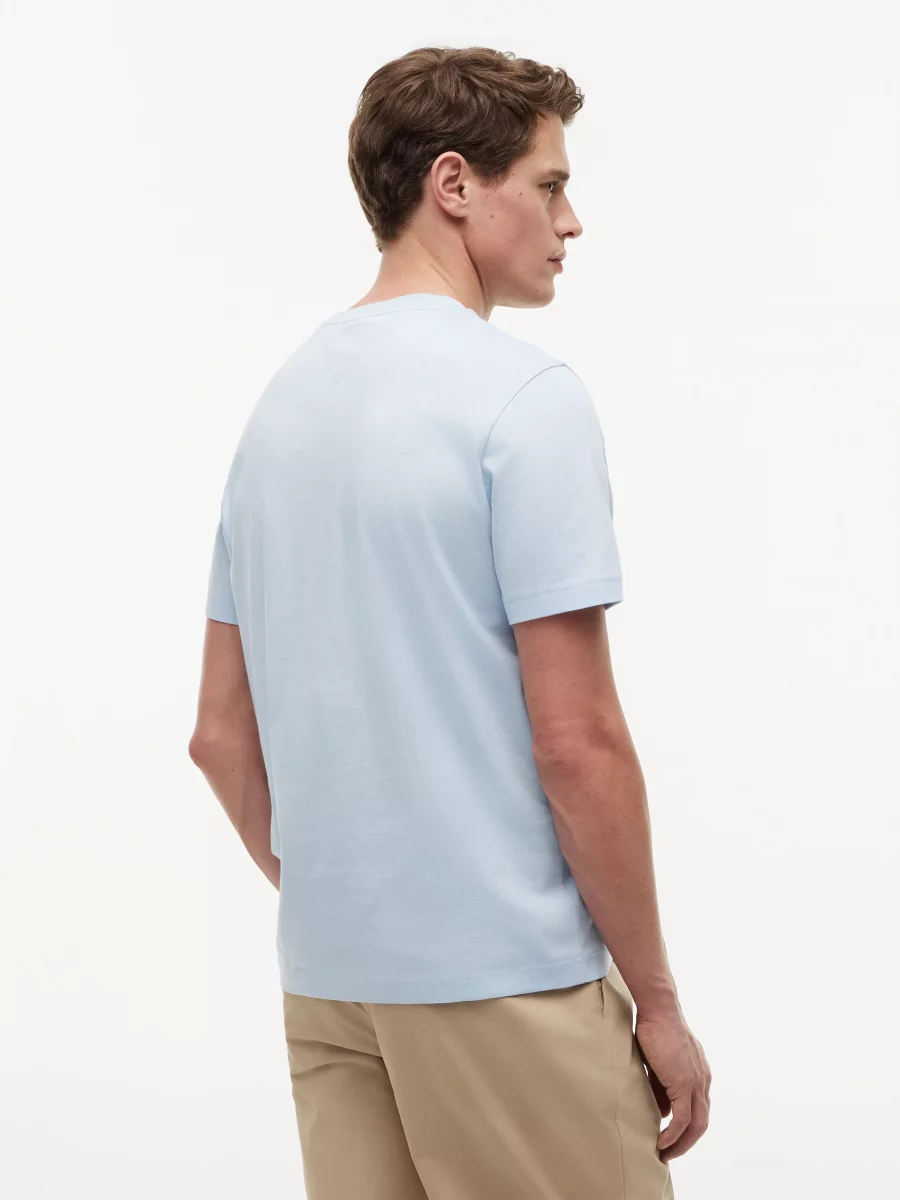 T-shirt Manches Courtes Print Tommy CŒur Bleu Clair – Image 3
