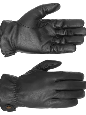 Accessoire Gants Chevre Ville Conductible Noir Fonce