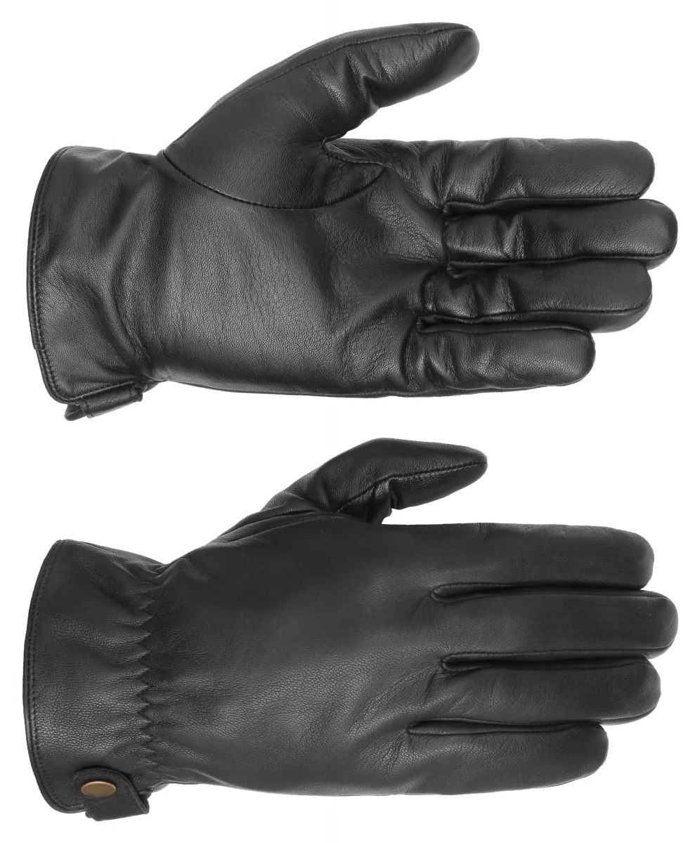 Accessoire Gants Chevre Ville Conductible Noir Fonce